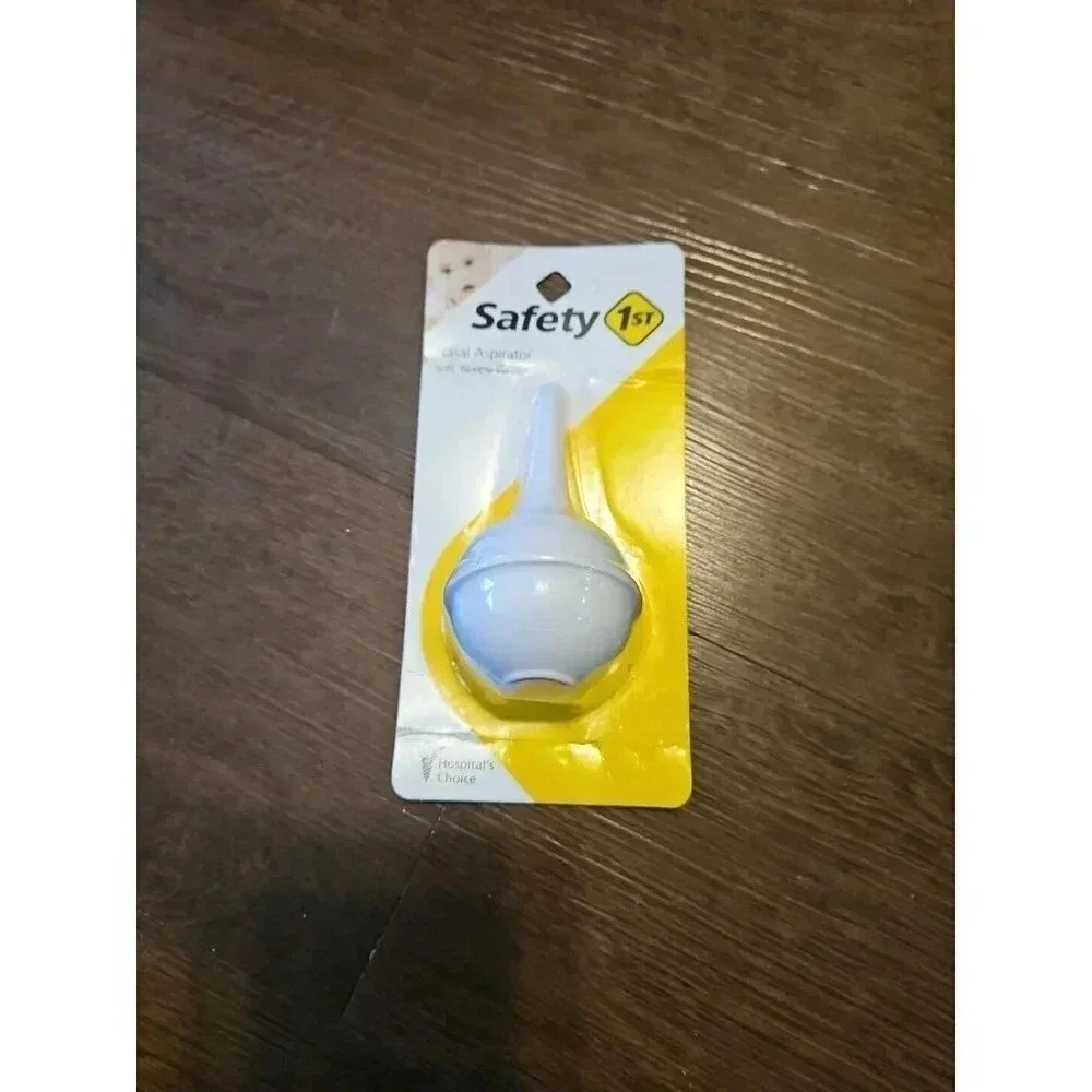 Safety First White Nasal Aspirator w/Soft Flexible Tip Hospital’s Choice Sealed